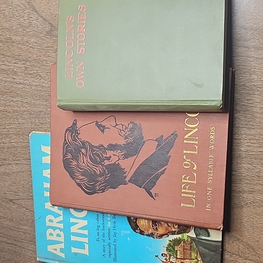 Abraham Lincoln Book Bundle 3 Books Hardcover‎ Historical President Biographical